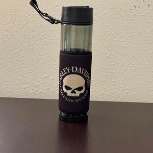 Harley-Davidson Black and Gray Skull Thermos